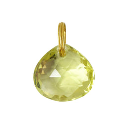 Marie-Hélène de Taillac Briolette Pendant - Lemon Quartz @ Hero Shop