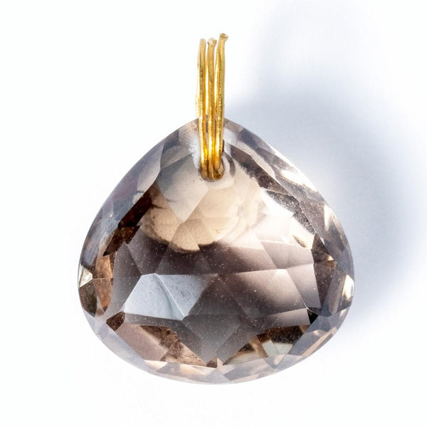 Marie-Hélène de Taillac Briolette Pendant - Smokey Quartz @ Hero Shop